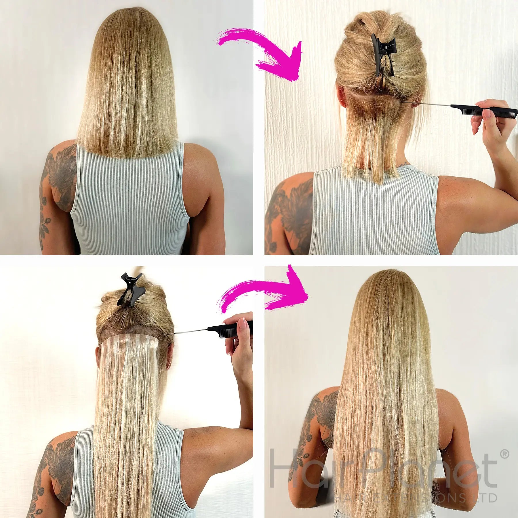 How to apply Clip in Hair Extensions yourself